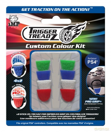 Trigger Treadz TT Custom Colour Kit: 8 Pack Set [GRA PS4]