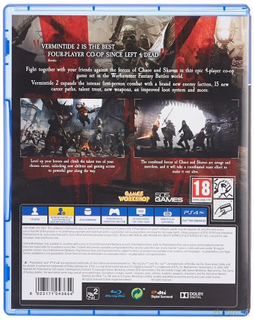 Warhammer: Vermintide II (2) - Deluxe Edition [GRA PS4]