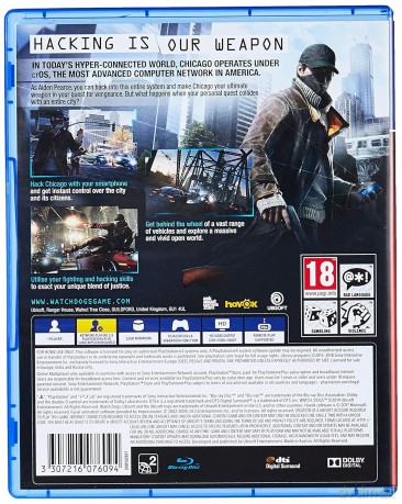 Watch Dogs (Playstation Hits) [GRA PS4]