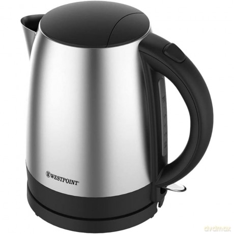 Westpoint 1.7L Deluxe Kettle 1850-2200W (Stainless Steel & Black) (brytyjska wtyczka)