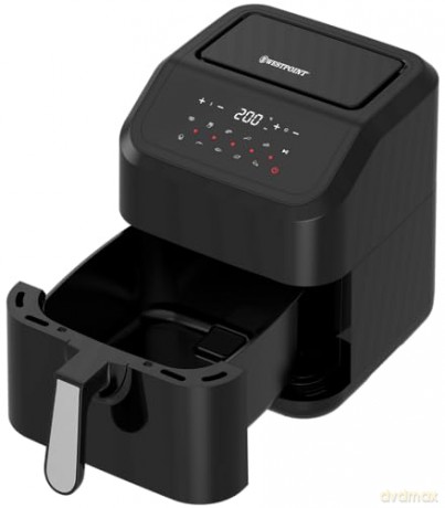 Westpoint 5L Digital Air Fryer 1400-1600W (Black-Silver Accents) (UK Plug)