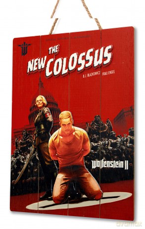 Wolfenstein The New Colossus WoodArts 3D Print