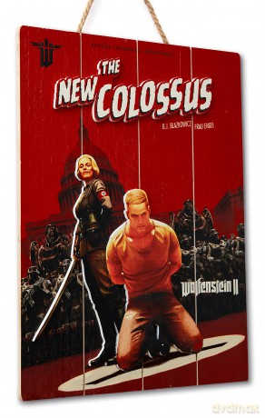 Wolfenstein The New Colossus WoodArts 3D Print