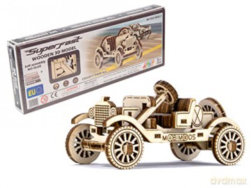 WoodenCity: Wooden Figures SuperFast Series (Retro Ride Ford)