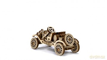 WoodenCity: Wooden Figures SuperFast Series (Retro Ride Ford)