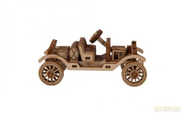 WoodenCity: Wooden Figures SuperFast Series (Retro Ride Ford)