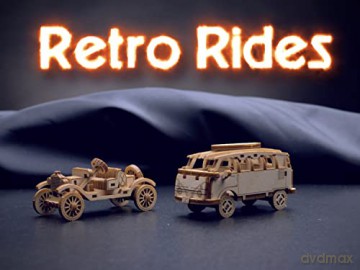 WoodenCity: Wooden Figures SuperFast Series (Retro Ride Ford)
