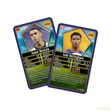 World Football Stars Top 200 Top Trumps - Pack 1