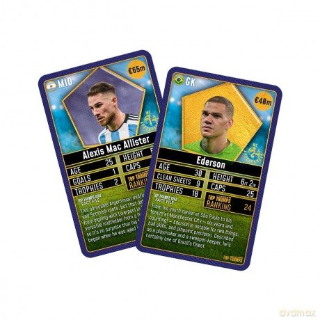 World Football Stars Top 200 Top Trumps - Pack 1