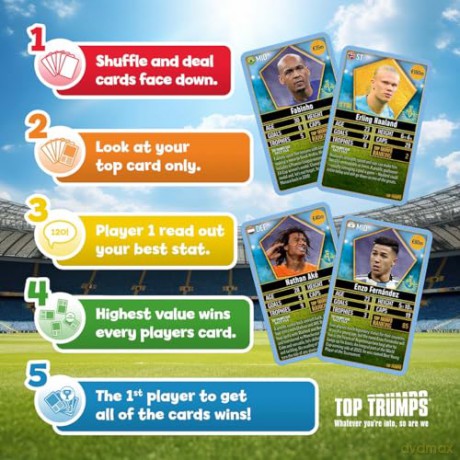 World Football Stars Top 200 Top Trumps - Pack 3
