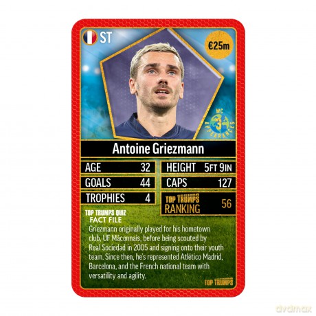 World Football Stars Top 200 Top Trumps - Pack 4
