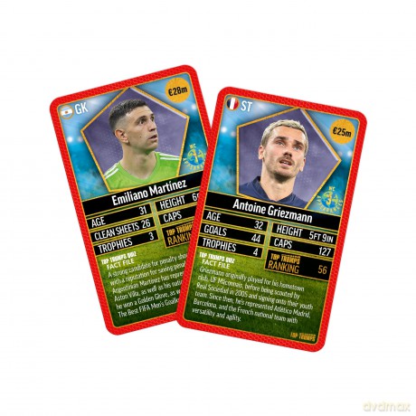 World Football Stars Top 200 Top Trumps - Pack 4