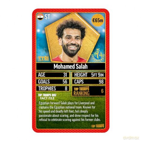 World Football Stars Top 200 Top Trumps - Pack 4