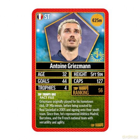 World Football Stars Top 200 Top Trumps - Pack 4