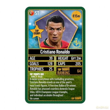 World Football Stars Top 200 Top Trumps - Pack 5
