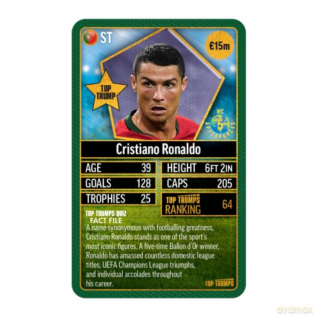 World Football Stars Top 200 Top Trumps - Pack 5
