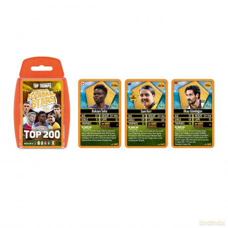 World Football Stars Top 200 Top Trumps - Pack 6