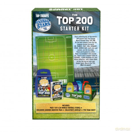 World Football Stars Top 200 Top Trumps - Starter Kit