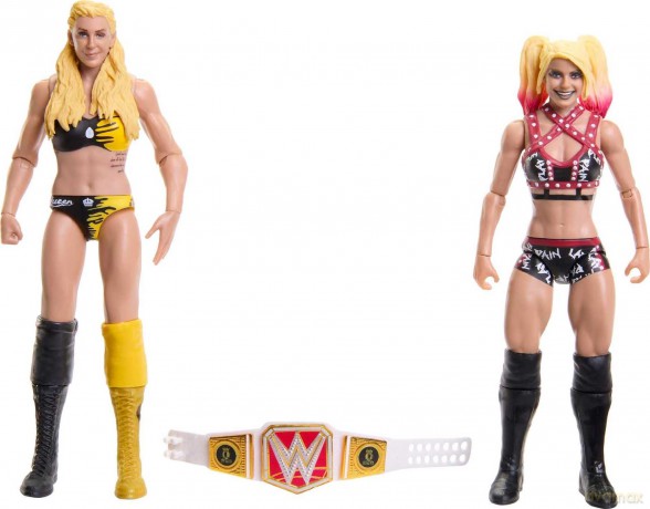 WWE - Championship Showdown Figures (Charlotte Flair vs Alexa Bliss)