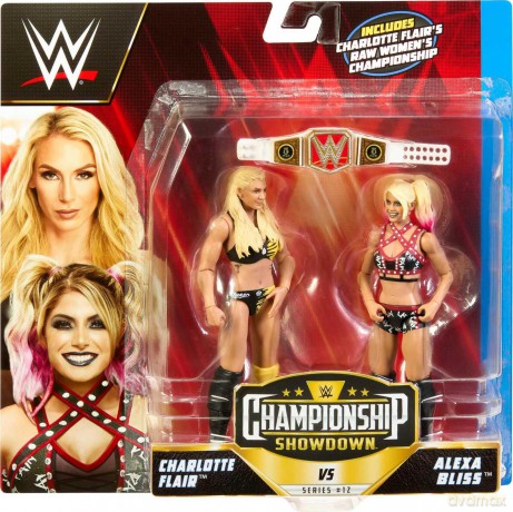 WWE - Championship Showdown Figures (Charlotte Flair vs Alexa Bliss)