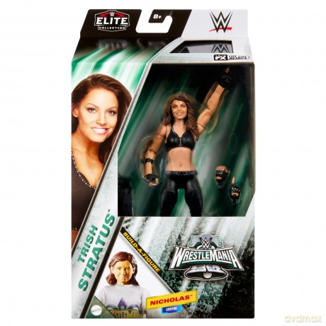 WWE - Elite WrestleMania - Trish Stratus with Accessory and Nicholas Build-a-Figure parts