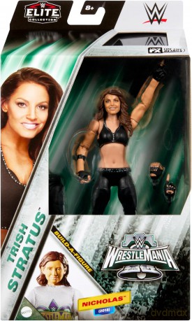 WWE - Elite WrestleMania - Trish Stratus with Accessory and Nicholas Build-a-Figure parts