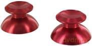 ZedLabz PS4 Alloy Metal Thumb Stick Replacements x2 (Red) [GRA PS4]