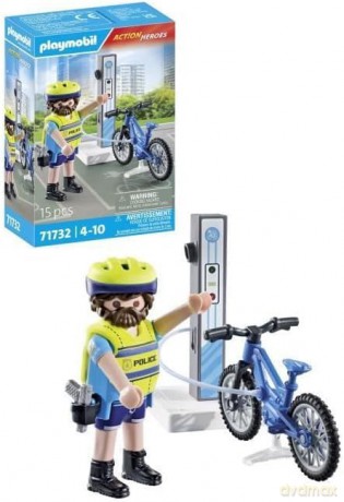 PLAYMOBIL Rowerowy patrol policji (71732)