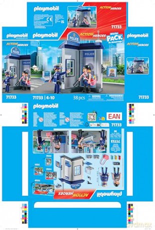 PLAYMOBIL Policyjny pokój przesłuchań (71733)
