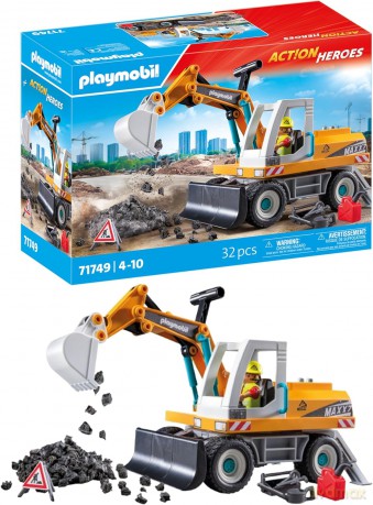 PLAYMOBIL Duża koparka (71749)