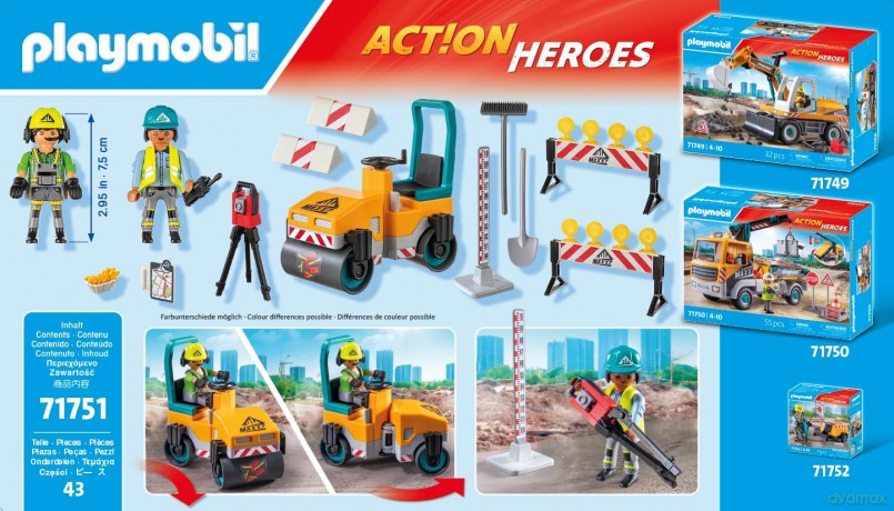 PLAYMOBIL Roboty drogowe (71751)