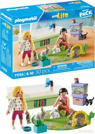 PLAYMOBIL Dziewczynki z królikami (71753)