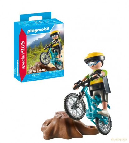 PLAYMOBIL Rowerzysta górski (71756)