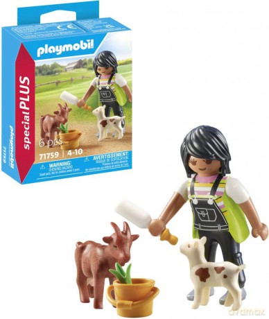 PLAYMOBIL Dziewczynka z kozami (71759)