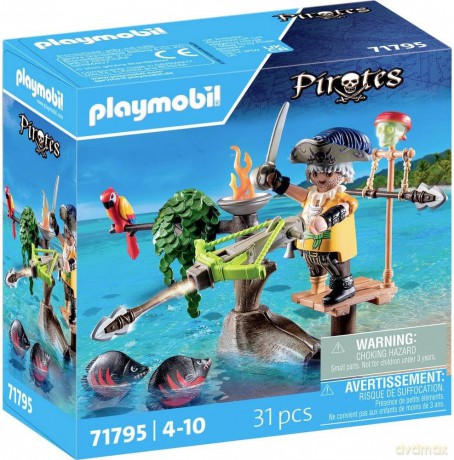 PLAYMOBIL Pirat z balistą (71795)