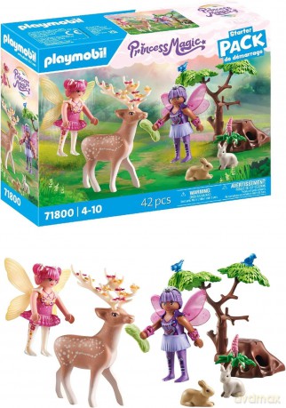 PLAYMOBIL Wróżki z leśnymi zwierzętami (71800)
