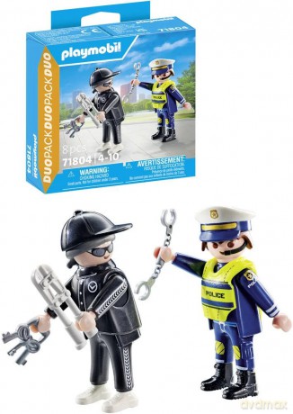 PLAYMOBIL Policjant i złodziej (71804)
