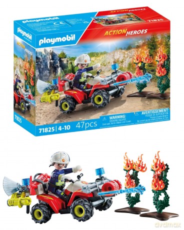 PLAYMOBIL Quad straży pożarnej w akcji (71825)