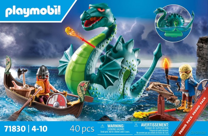 PLAYMOBIL Wiking z morskim potworem (71830)
