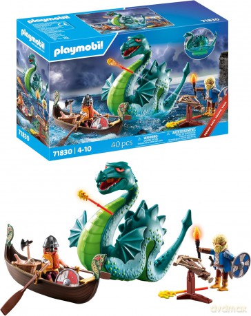 PLAYMOBIL Wiking z morskim potworem (71830)