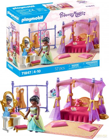 PLAYMOBIL Sypialnia księżniczek z garderobą (71847)