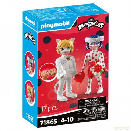 PLAYMOBIL Miraculum: Ślubne marzenia Biedronki i Czarnego Kota (71865)