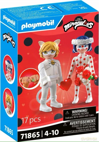 PLAYMOBIL Miraculum: Ślubne marzenia Biedronki i Czarnego Kota (71865)