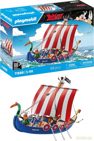 PLAYMOBIL Playmobil Asterix: Statek piracki (71888)