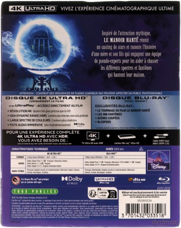 Haunted Mansion (Nawiedzony dwór) [Blu-Ray 4K]+[Blu-Ray]