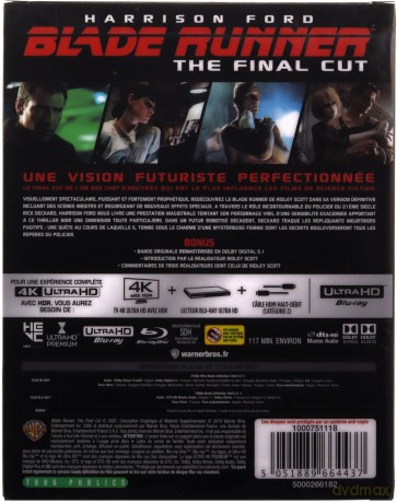Łowca androidów (Titans of Cult) (steelbook) [Blu-Ray 4K]+[Blu-Ray]