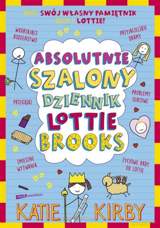 Absolutnie szalony dziennik Lottie Brooks - Katie Kirby [KSIĄŻKA]