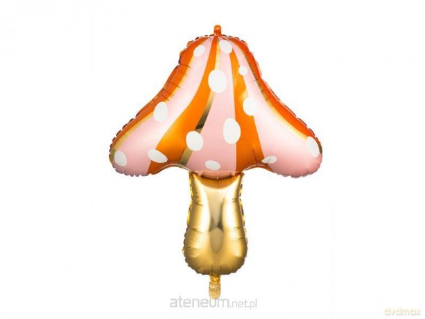 Balon foliowy Grzybek 66x75cm mix