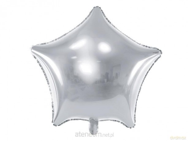 Balon foliowy Gwiazdka 70cm srebrny