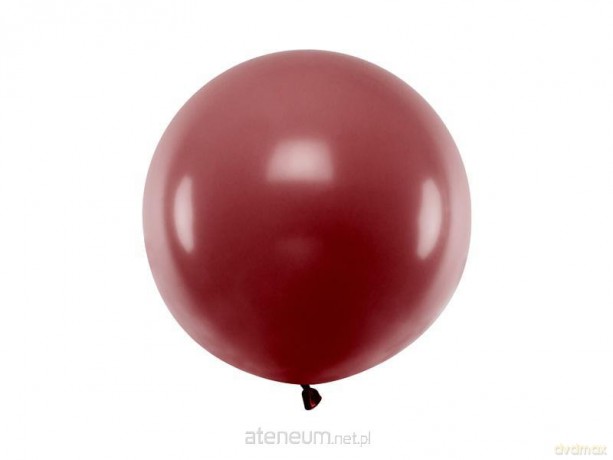 Balon okrągły Pastel Burgundy 60cm
